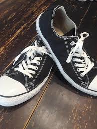 Black And White Chuck Taylors Low Converse Black Size 10 Mens Chucks Low Used Fashion Clothing Shoes Accessories Unisexclothingshoesaccs Unisexadults Vans Old Skool Sneaker Shoes Converse
