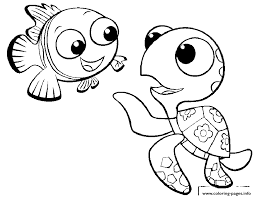 We are always adding new ones, so make sure to come back and check us out or make. Finding Nemo And Crush Coloring Pages Printable
