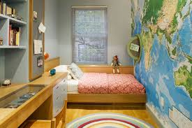 Blue accent wall in my children's room we recently livened up the small room (approximately 10 x 12 feet) that our kids share by painting one of the walls a warm blue color. Kids Bedroom Accent Wall Houzz