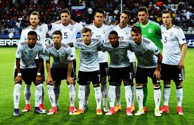 Sequência com a qual chegam as equipes. Alemania C Campeona De La Euro Sub 21 Estadio Deportes