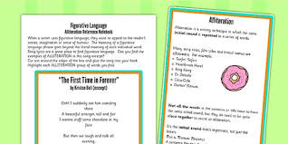 Owl city everything highlighted in red is an example of personification. Alliteration Worksheet Esl Creative Writing Twinkl