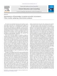 Insoluble, soluble, soluble, insoluble, somewhat soluble, insoluble, insoluble, soluble. Pdf Asymmetries Of Knowledge In Patient Provider Encounters Three Studies Adopting Conversation Analysis