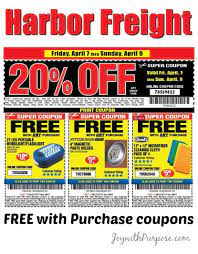 More Harbor Freight 2017 Coupons Good For April May And June Coupons For Free Items Print Coupons Online Coupons Codes
