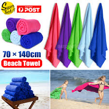 Microfiber grabs dust, dirt, dry skin, makeup and oil without chemicals. 70x140cm Microfiber Bath Beach Towel Gym Sport Footy Travel Yoga Swimming Drying Ebay