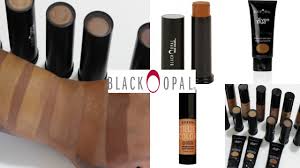 black opal foundation 3 different formulas swatches review bomb