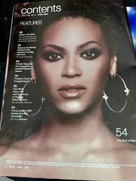 Capa de Beyoncé da revista Ebony