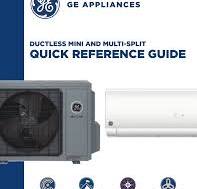 GE Appliances Ductless Mini & Multi-Split Quick Reference Guide