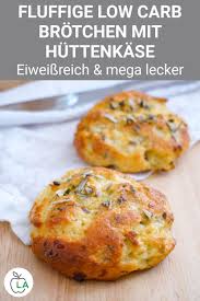 Du Willst Gesunde Eiweissbrotchen Mit Einem Einfachen Rezept Selber Backen Unsere Low Carb Brotchen Mit Huttenkase Sind Kohlenhydratarme Rezepte Rezepte Lecker