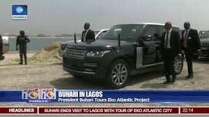Buhari won in 15 local government areas of lagos, but atiku won in five councils. President Buhari In Lagos Tours Eko Atlantic Project Youtube