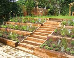 Side Sloped Backyard Landscaping Google Search Gardens Diy Today Sloped Backyard Landscaping Backyard Garden Design Sloped Garden