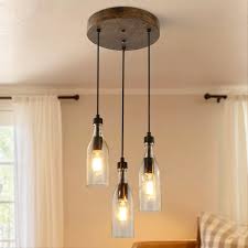 farmhouse 3 lights kitchen island