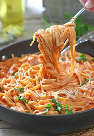 Make penne shaped pasta with cheese and sauce that the entire family will love! Pasta With Tomato Cream Sauce Laughing Spatula