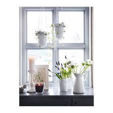 Skurar Hanging Planter Off White Indoor Outdoor Off White Ikea Window Sill Decor Hanging Planters Hanging Planters Indoor