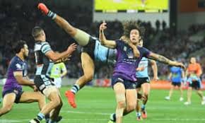Melbourne storm vs cronulla sharks in the nrl grand final at sydney's anz stadium. Nrl Minor Premiership Melbourne Storm V Cronulla Sharks As It Happened Sport The Guardian