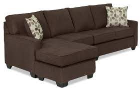Fabric chaise sectional sofa with corner piece, created for macy's. Trinity 2 Piece Sectional With Modular Chaise Dark Brown Leon S