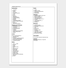 1) although i consider myself to be a documentary wedding photographer, i think it's so important to have formal family portraits captures on your wedding day. Shot List Template 18 For Word Excel Pdf Format