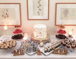 While there are cupcakes to serve as one of the main desserts, the table also features healthy snacks like fruit cups. Dessert Tables In London The Pink Kitchen