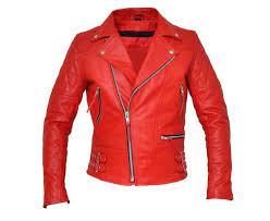 Source Classic Diamond Bright Red Armoured Motorcycle Biker Leather Jacket Tmt 10105 On M Alibaba C Red Leather Jackets Women Leather Jacket Men Leather Jacket