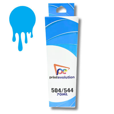 Tinta Printevolution 544 / 504 Cian 70Ml