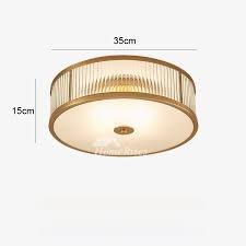 The home mender, dustin luby, shows us how to install a light fixture on the ceiling. Ceiling Mount Light Fixture Glass Flush Brass Gold Drum Bedroom