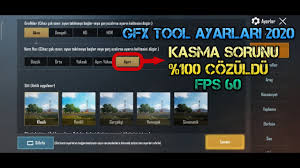 Pubg Mobile Kasma Sorunu Cozuldu Gfx Tool 60 Fps 2020 Youtube