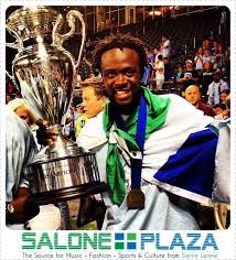 Kei kamara joins protesters in black lives matter's. Kei Kamara Proudly Displaying The Sierra Leone Flag After Winning The Us Opening Cup Sierra Leone Sierra Leone Flag Western Area