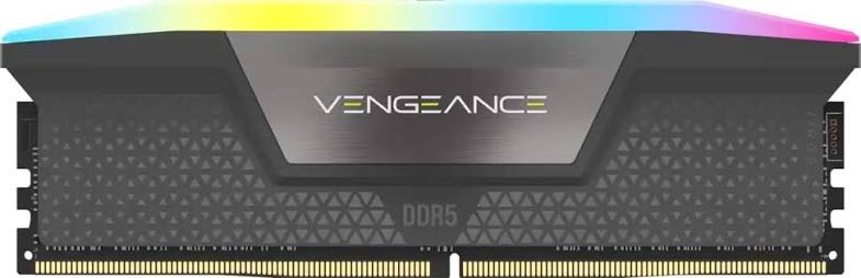 Corsair cmh32gx5m2b5200z40k vengeance rgb 32gb (2x16gb) ddr5-5200mt/s cl40  1. 25v amd expo grey desktop memory - wootware
