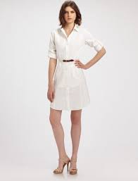 Theory White Lannie Button Down Shirt Dress Shirt Dress Dresses Button Down Shirt Dress