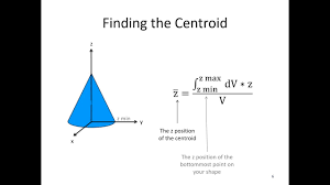 Mechanics Map The Centroid And Center Of Mass In 3d Via The First Moment Integral