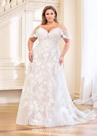 Martin Thornburg Eleanor 119265 Applique Wedding Dress Wedding Dresses Plus Size Plus Size Wedding