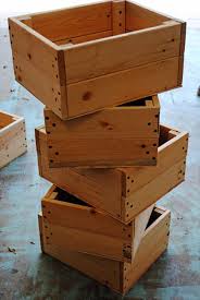 How To Build A Simple Crate Wood Diy Pallet Diy Diy Furniture