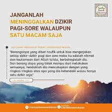 Dzikir Pagi Petang Kutipan Buku Allah Bijak