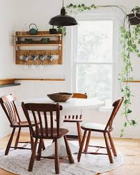 Dining Room Dreams We Had Black Chairs Picked Out But I M Kind Of Loving Our Old Chairs With The Dining Room Renovation Dining Room Small Black Dining Room