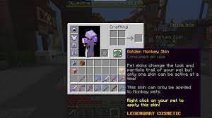 If you are interested you can take a look and maybe also contribute to it so we can have it completed as quickly as possible! How Should I Sell A Golden Monkey Skin Hypixel Minecraft Server And Maps