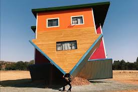 If something has been moved upside down , it has been turned round so that the part that. Upside Down House Sa Startseite Facebook