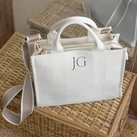 Personalised Shoulder Tote Bag, Women's Handbag By Jessica Hollie Gifts