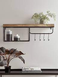 Smoothly round, elegantly faceted or intricately accented, each is an artistic study of shape and proportion. Industrial Shelf With Hooks Small Metal Wall Shelves Kitchen Wall Shelves Kitchen Rack Design
