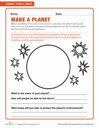 Make A Planet Earth Space Science Solar System