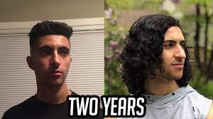 Each stage of the hair growth cycle lasts for a different amount of time, meaning your hairs may grow for years before entering the catagen, telogen and exogen phases. 2 Years Of Hair Growth Timelapse Youtube