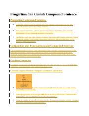 Berikut ini adalah kalimat yang menggunakan compound words Pengertian Dan Contoh Compound Sentence Pengertian Dan Contoh Compound Sentence Pengertian Compound Sentence Compound Sentence Adalah Sentence Course Hero