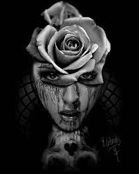 Face Rose Skull 200 300 Depending On Size Placement Body Art Tattoos Tattoos Tattoo Project