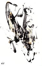 Abstract Art Black And White Drawings Easy Black And White Modern Expressionism Contemporary Art Abstract Original 11x17 Painting 10127 110409 Abstract Modern Art Prints Black And White Wall Art