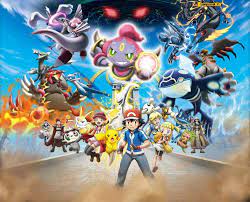 Pokemon The Movie Hoopa And The Clash Of Ages 2015 When Ash Pikachu And Their Friends Visit A Desert City By Th Pokemon Movies Dragon Type Pokemon Pokemon