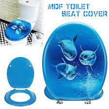 I bought it because is a usa the addition of a walmart protection plan adds extra protection from the date of purchase. Toilet Seat Cover Lid Novelty Fixing Hinges Bathroom Wc Blue Dolphin Medium Density Fiberboard Walmart Canada