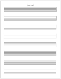 Label template 8 per page. Music Paper Sheets For Ms Word Word Excel Templates