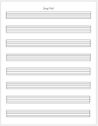 Download label templates for label printing needs including avery® labels template sizes. Music Paper Sheets For Ms Word Word Excel Templates