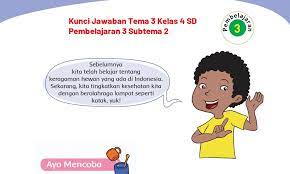 Selengkapnya soal juga terdapat pada subtema 1 pembelajaran 1 dalam tema 1 kelas 5 tentang organ gerak hewan. Kunci Jawaban Tema 3 Kelas 4 Halaman 64 65 66 67 68 69 Buku Tematik Pembelajaran 3 Subtema 2 Halo Belajar