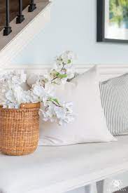 Simple Spring Home Decor Faux Flower Arranging Ideas Kelley Nan Spring Home Decor Spring Home Spring Decor Diy