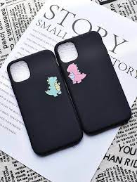 2pcs Dinosaur Pattern Iphone Case Shein Usa Pattern Iphone Case Iphone Cases Pattern Iphone