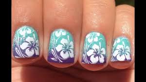 An expert in manicure and pedicure. Hawaiian Flower Toe Nail Designs Youtube